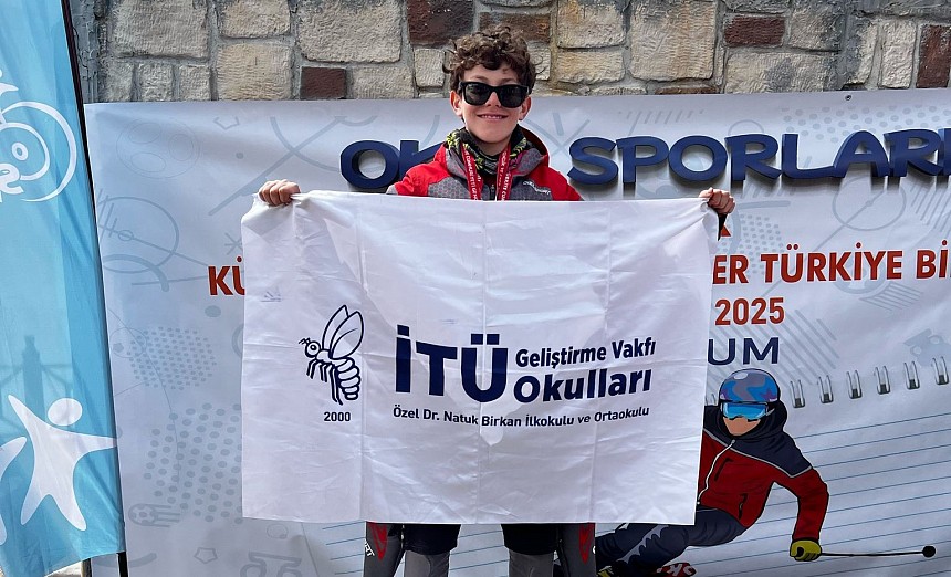 Öğrencimiz Alp Lüle Kayak Yıldızlar Erkek Türkiye Birinciliği Müsabakasında Türkiye 3.'sü Oldu